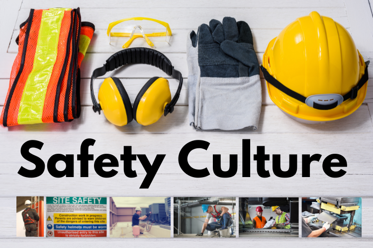 Safety Culture Collage featuring PPE